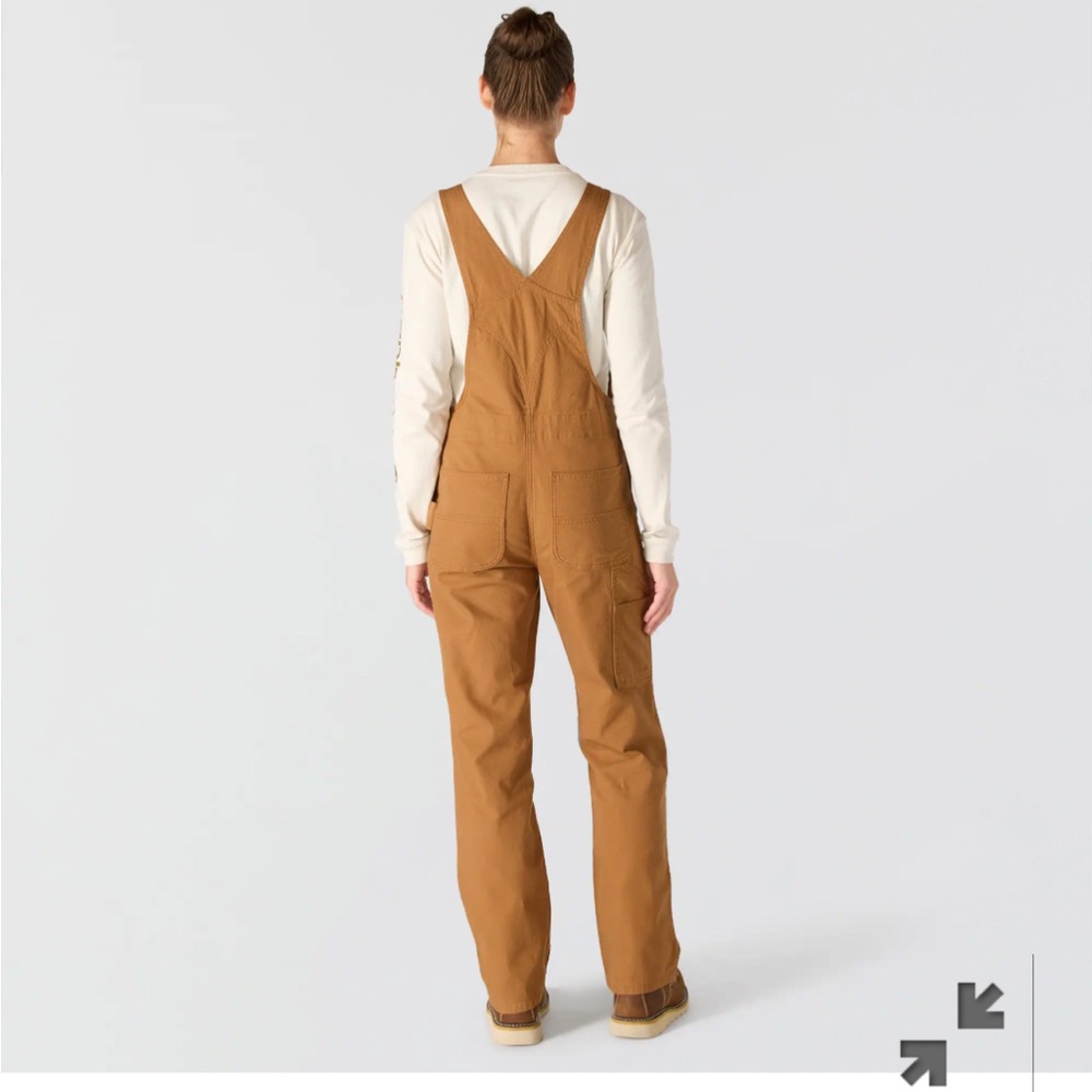 Carhartt Ashland Bib Work Overall Double Knee Rugged Flex Loose Fit - Picture 3 of 16